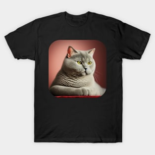 British Shorthair Cat T-Shirt